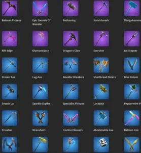 Fortnite Pickaxes