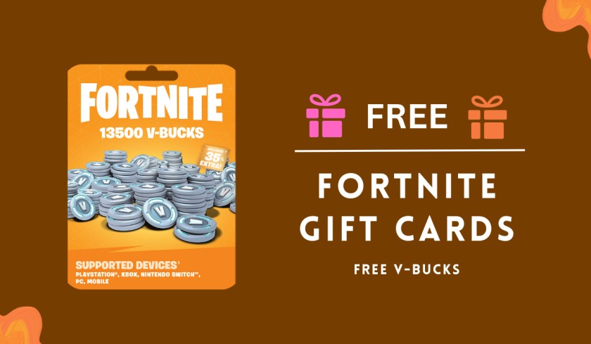 Free Fortnite Gift Cards