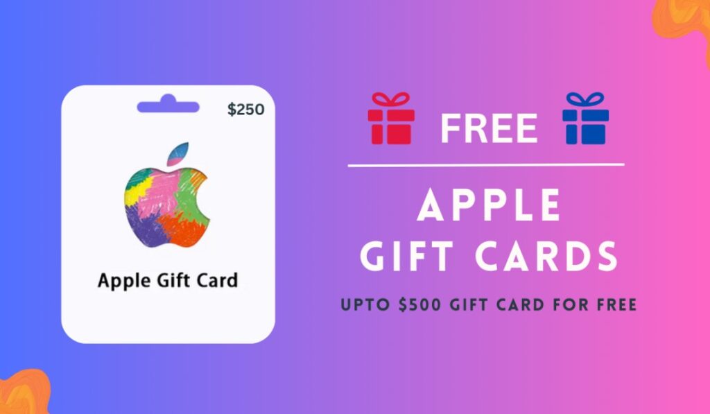 Free Apple Gift Cards