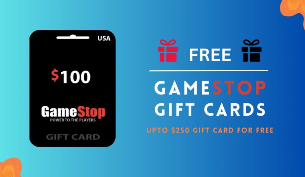 Free GameStop Gift Cards