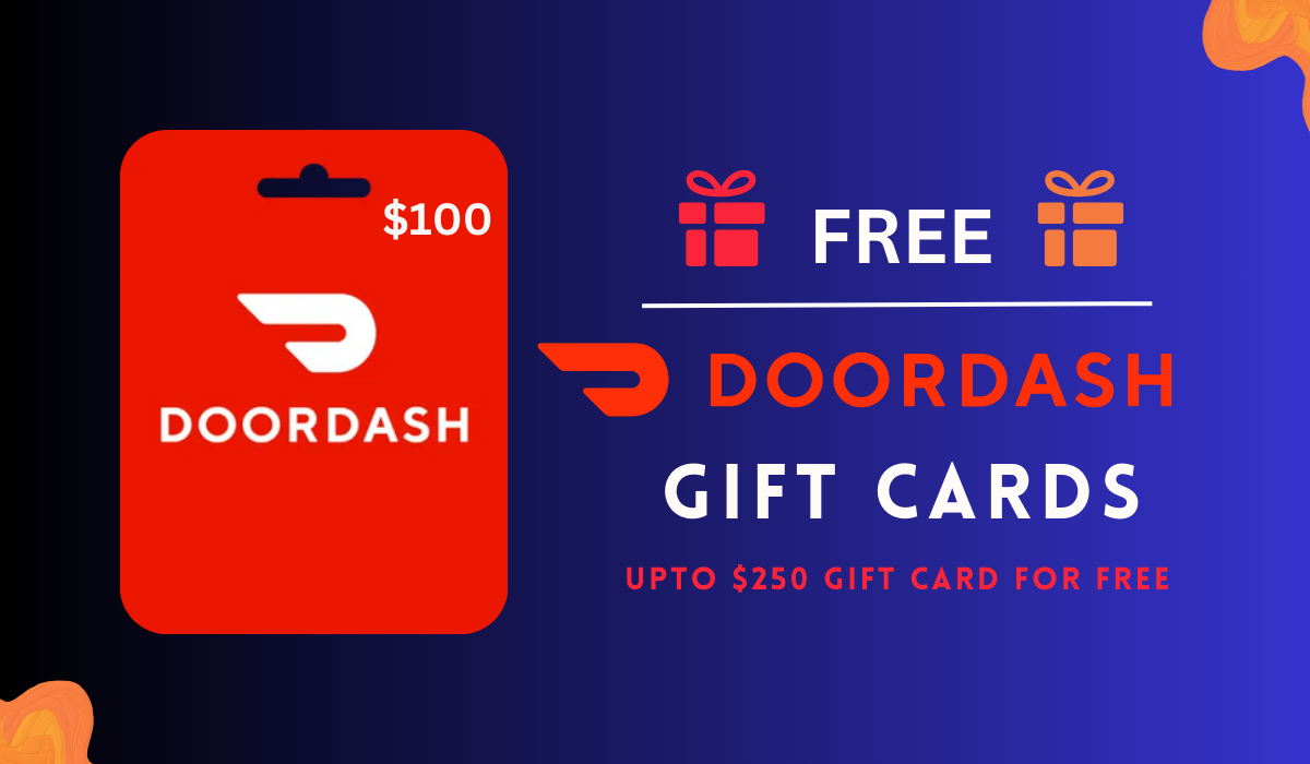 Free DoorDash Gift Cards