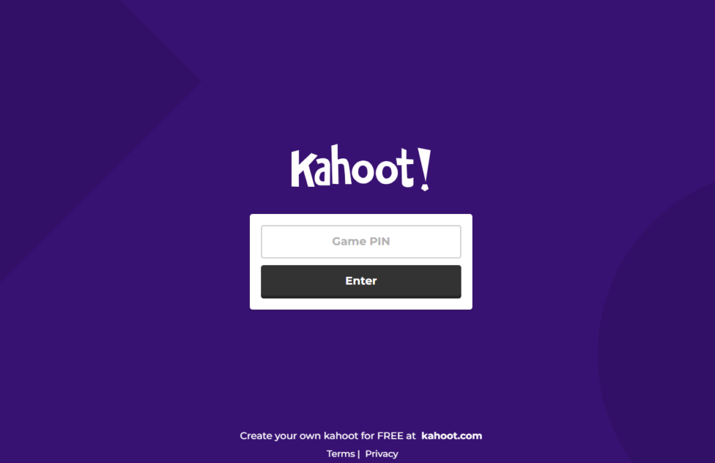 Join a Kahoot Game