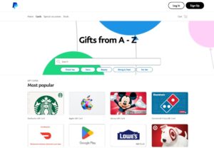 PayPal Gift Cards