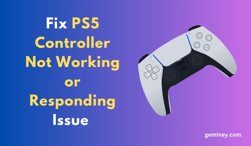 Fix PS5 Controller If It's Not Working