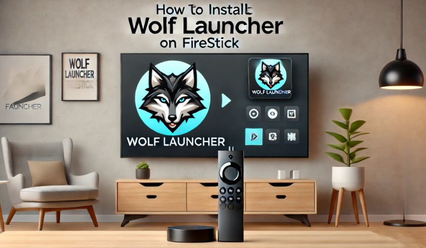 install the Wolf Launcher app on Firestick